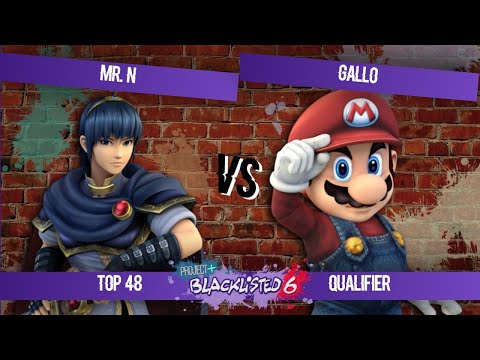 Blacklisted 6 Pools - Mr. N (Marth) vs Gallo (Mario)
