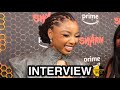 SWARM RED CARPET INTERVIEW Chloe Bailey Talks Sex Scene With Damson Idris