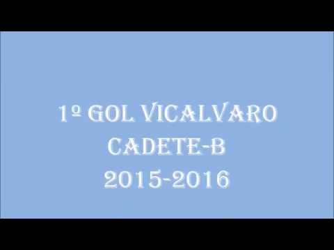 C.D.Vicalvaro - B 1º GOL Cadete a la ADPI.Rivas 2015-2016