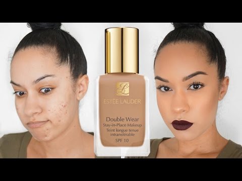 Estee Lauder Double Wear Foundation Review + Demo