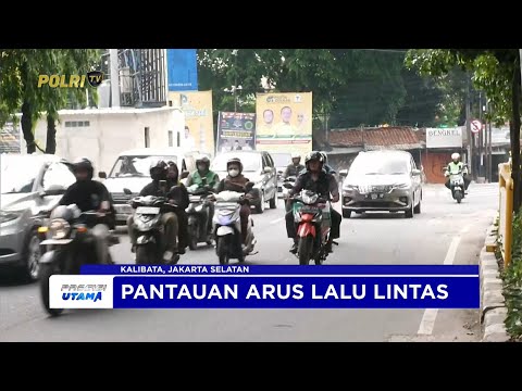 NTMC POLRI - PANTAUAN ARUS LALU LINTAS SORE DI KALIBATA, JAKARTA SELATAN