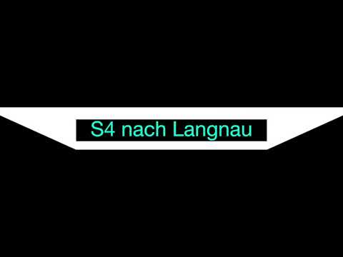 BLS Ansage - S4 nach Belp-Bern-Langnau