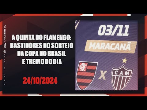 Flamengo's farm: behind the scenes of the Copa do Brasil draw and training of the day