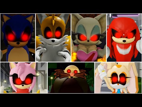 ROBLOX PIGGY ALL SONIC EXE JUMPSCARES