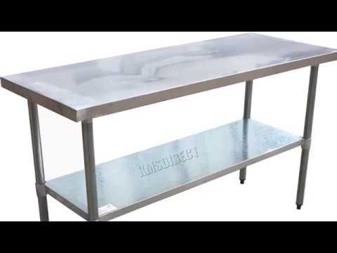 Commercial Stainless Steel Tables