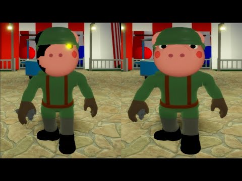 New Soldier vs Infected Soldier Jumpscare - Roblox Piggy