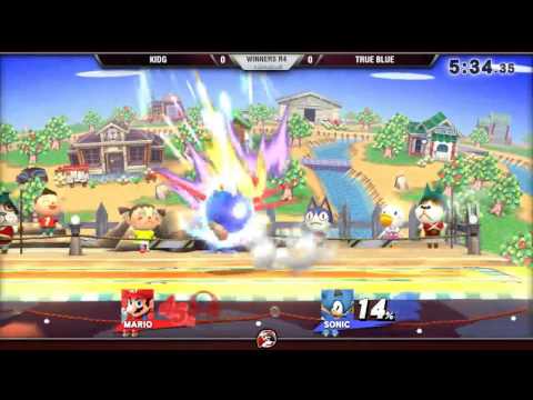 VS Weekly 6/2/16 - Winners R4 - Kid G (Mario) vs. True Blue (Sonic) - Smash 4