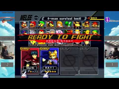 Birmingham Brawl 13 Melee Singles LQ - Joey Salads (Marth, Fox) vs. RAT| AVN (Fox, Sheik)