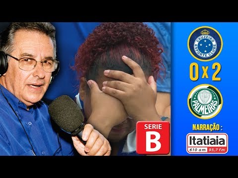 REBAIXADO! CRUZEIRO 0x2 PALMEIRAS  - GOLS com Narração Alberto Rodrigues | Rádio ITATIAIA