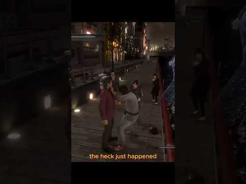 Did something run across the screen | yakuza 5 remastered