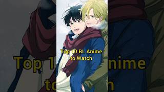 Top 10 BL Anime to Watch #blanime #bl #anime #bananafish #trending #koreanterritory