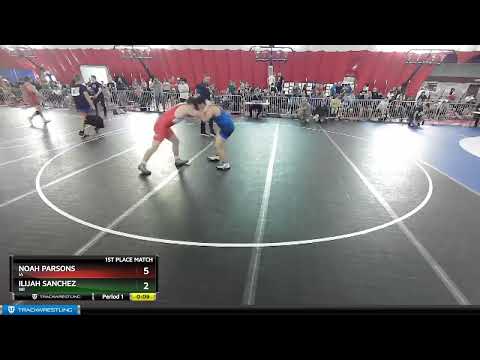 195 Lbs 1st Place Match - Noah Parsons, IA Vs Ilijah Sanchez, WI 2053