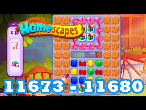 Homescapes Level 11673 - 11680 HD | android | IOS | 11674 | 11675 | 11676 | 11677 | 11678 | 11679