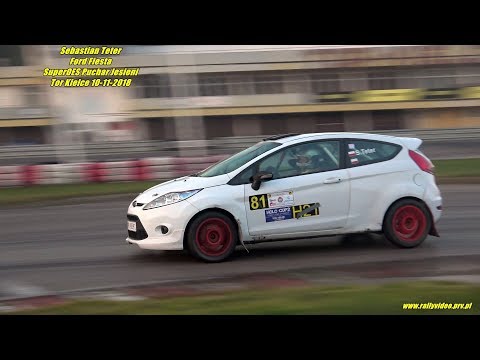 Sebastian Teter - Ford Fiesta R2 - SuperOES Puchar Jesieni Tor Kielce 10-11-2018