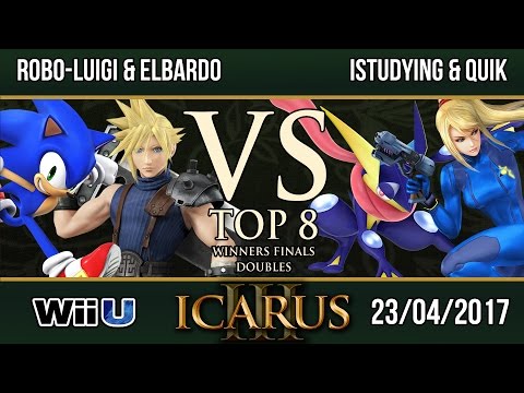 ICARUS III - Robo-Luigi (Blue) & ElBardo VS iStudying & quiK (Red) - Winners Finals (Doubles)