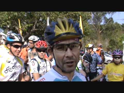 Concentração e depoimentos Cat  SPORT BIGBIKER 2010 São Lourenço - MG