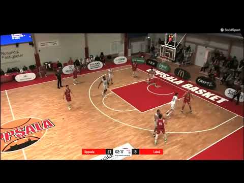 Marcus Evans Swedan-Basketligan 2021-2022 Full Game: BC Lulea vs. Uppsala Basket