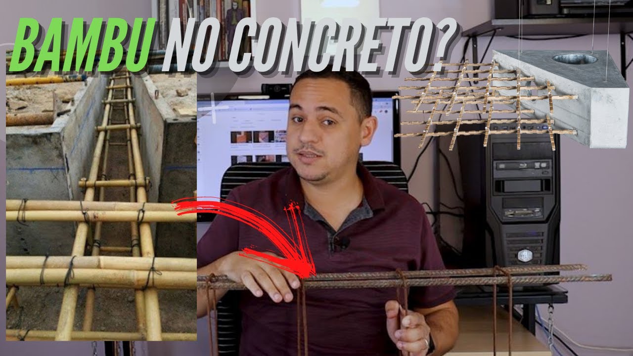 BAMBU no CONCRETO, será um substituto do aço?