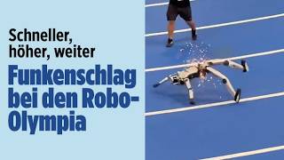 Robo-Olympia in Peking: Hier rennen Roboter um die Wette