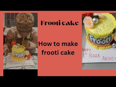 How to make frooti cake at home// frooti cake