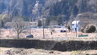 preview picture of video 'Oimawashi Area, Sendai City 2015-03-27 仙台大橋から見た川内（かわうち）追廻（おいまわし）地区'