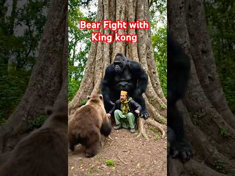 Bear Fight With King Kong#newvideo #viralvideo #skvlogs