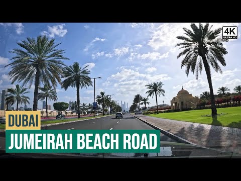 Jumeirah Beach Road, Dubai | King Salman bin Abdulaziz Al Saud Street | Dubai Series - Part 5 | 4K