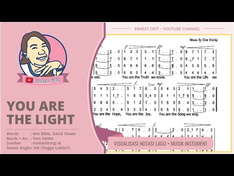 You Are The Light (Tom Fettke) | Tampilan Notasi Angka Kor (Virtual Choir Guide)