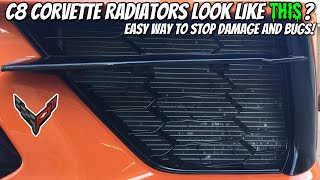 RADIATORS getting DAMAGED on your C8 Corvette? EASY FIX HERE!