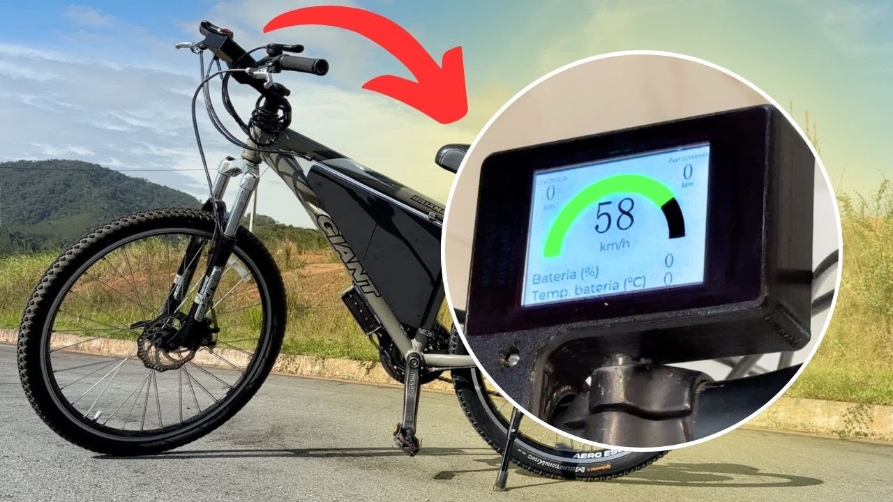 Fiz um velocímetro para bicicleta com Arduino e Display Touch P.BOX Victor Vision