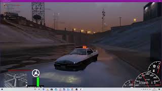 GTA5 ハンコンの練習 LSPDFRもするかも