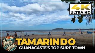 TOUR Of TAMARINDO, Costa Rica + Popular Town 🏄 Top Surfing Beach #travel #tourism