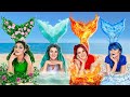 Fire, Water, Air, and Earth Mermaids! / Four Elements at College!