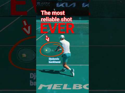 🏆 Why Djokovic’s Backhand Is the Most Reliable Shot in Tennis History