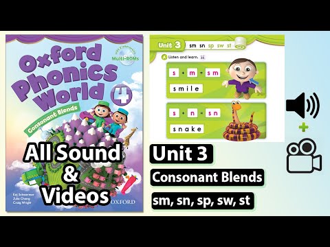 Oxford Phonics World 4 - Unit 3: sm, sn, sp, sw, st
