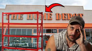 Very Popular Home Depot Item Caused Some Drama! But has the Husky Storage Shelving Redeemed Itself