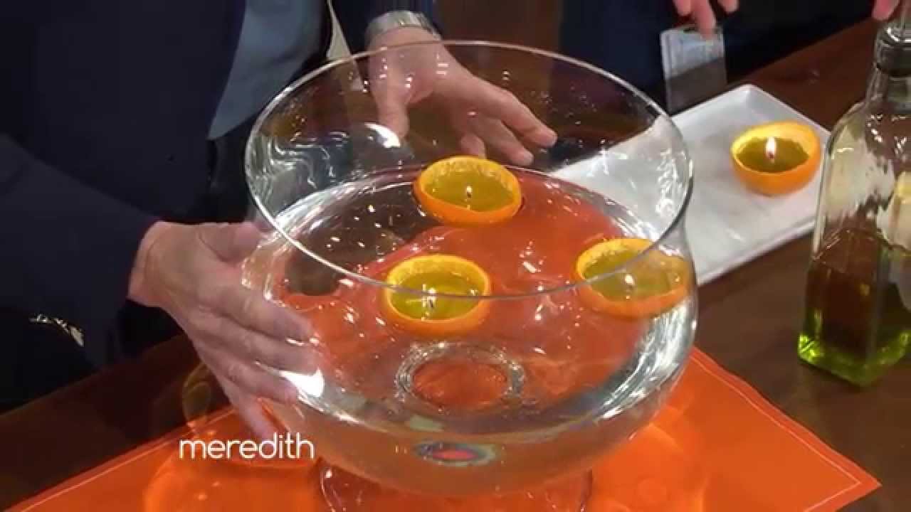 Homemade Orange Candle | The Meredith Vieira Show