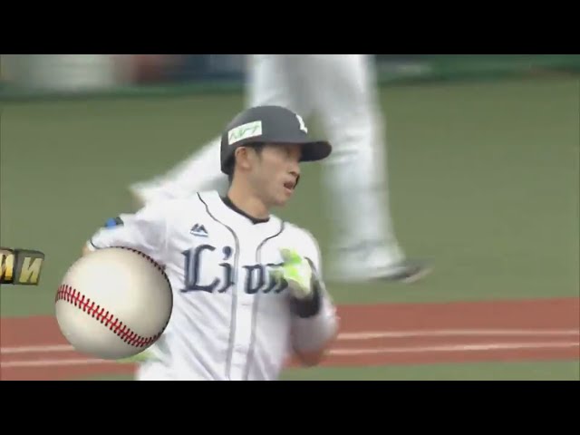 【8回裏】この日2本目!! ライオンズ・外崎の3号ソロホームラン!! 2017/5/6 L-E