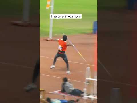 Javelin throw technique slow motion, nationals video 2014