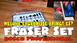 Für deine Oberfräse? Bosch Professional 15tlg. Fräser Set
