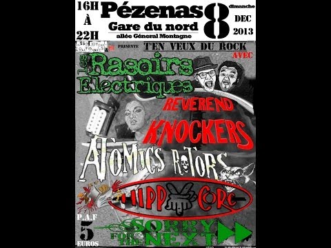 Concert du 8/12/2013  LesrasoirsElectrique ReverendKnockers Atomic Rotors Hippycore Sorryforthenext