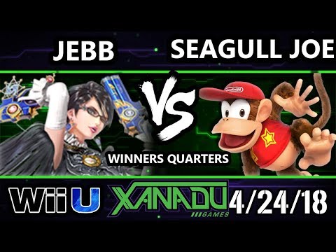 S@X 247 Smash 4 - AF | JeBB (Bayonetta) Vs. Seagull Joe (Diddy Kong) - Wii U Winners Quarters