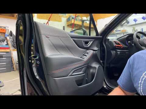 How to remove: 2020 Subaru Forester front door panel