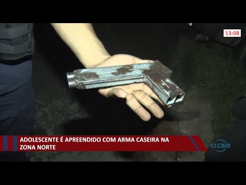 Adolescente eÌ apreendido com arma caseira na zona norte 13 10 2021