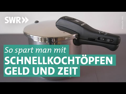 Energiesparend kochen mit einem Schnellkochtopf | Marktcheck SWR