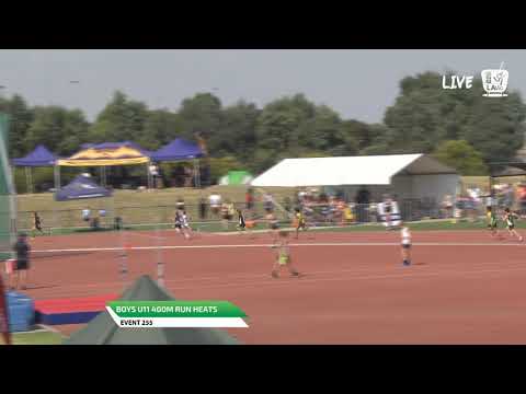 Boys U11 400m Heat 2 - 2019 State Track and Field Championships // LAVicTV
