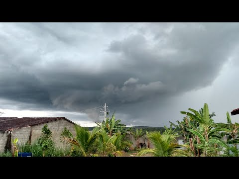 Chuva e poesia na casa centenária de dona Irene / CANHOTINHO / PE