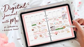 Digital Journaling with Me Montly Spread, Weekly Spread ft. WeBudding
