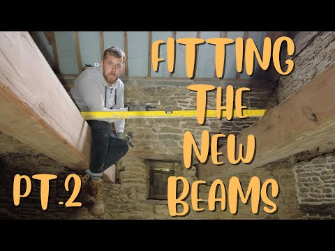 No 75.FITTING THE NEW BEAMS PT2