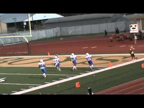 Harlandale vs Lanier 09-07-12 James Mendoza Touchdown Video